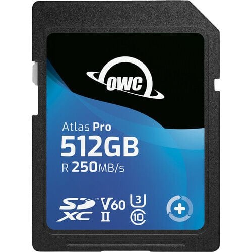 512GB OWC V60 Atlas Pro UHS-II SDXC Hafıza Kartı