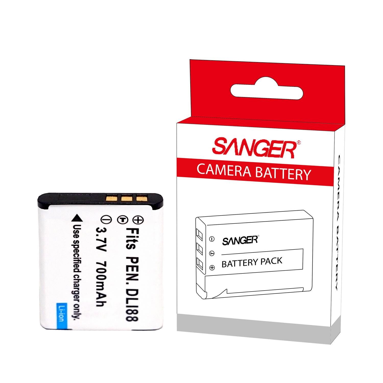 Sanger D-LI88 Pentax Fotoğraf Makinesi Batarya