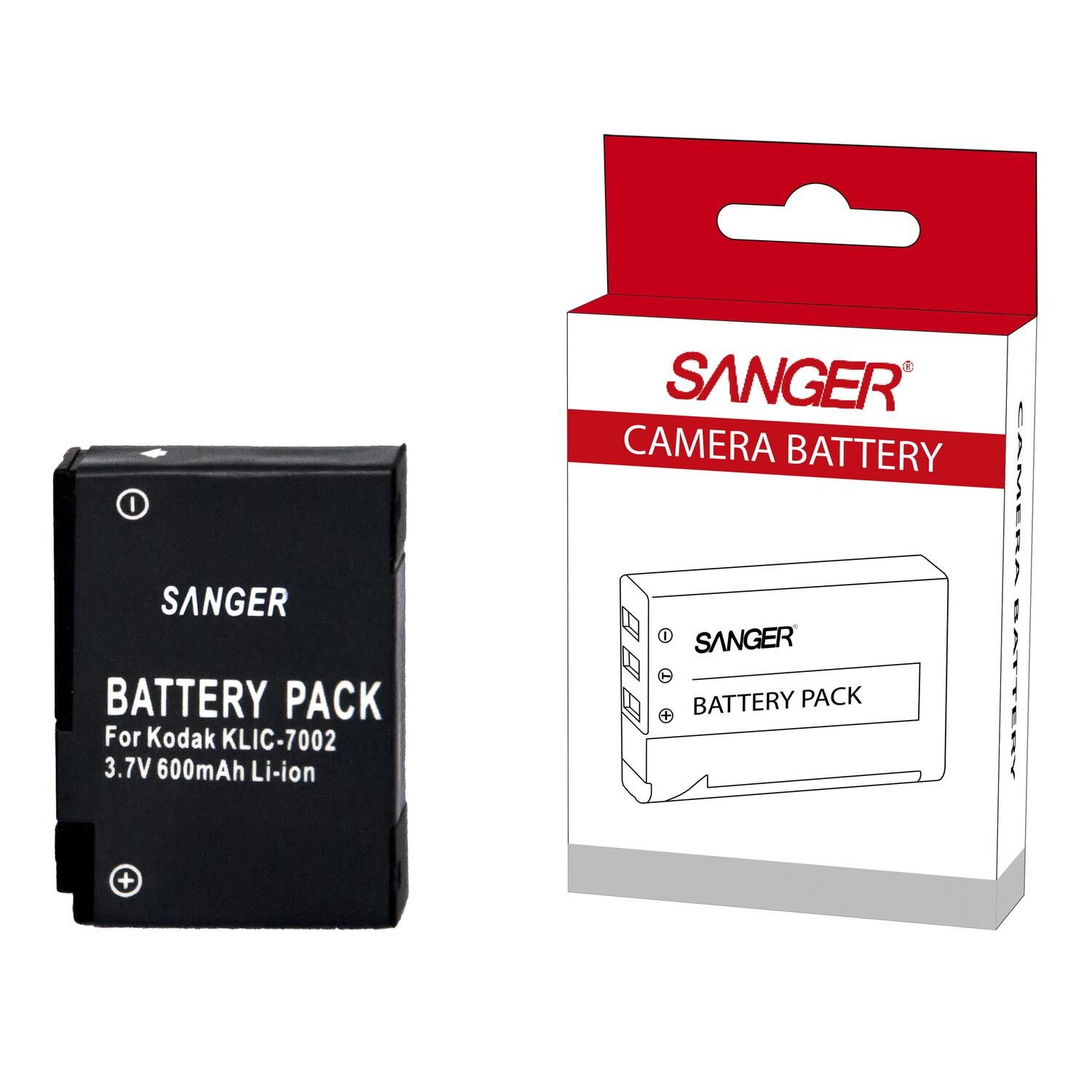 Sanger KLIC-7002 Kodak Fotoğraf Makinesi Batarya