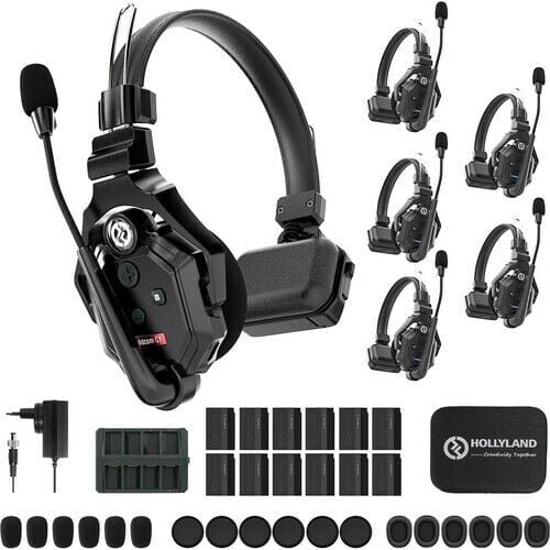 Hollyland Solidcom C1-6S Kablosuz İnterkom Sistemi (6 Kullanıcı)