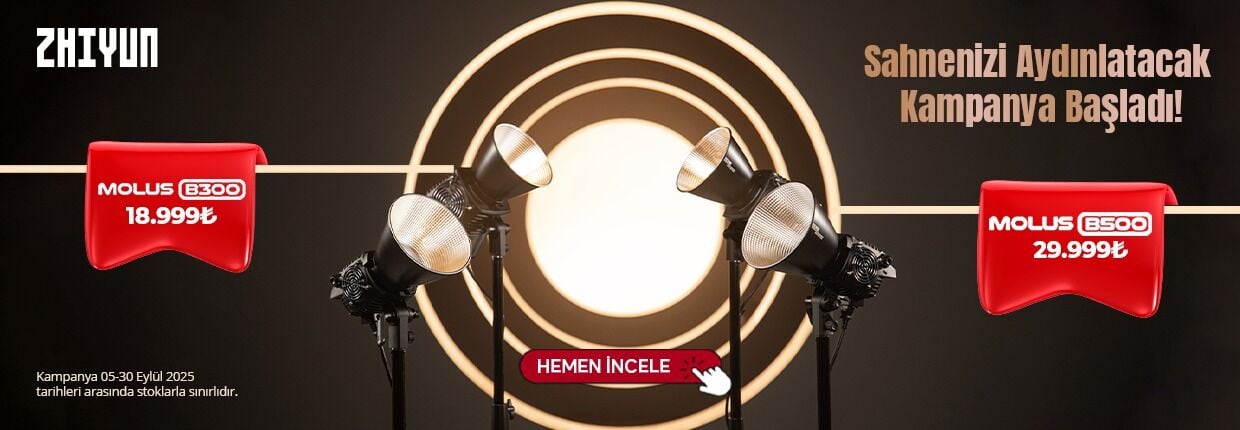 Zhiyun led kampanyası