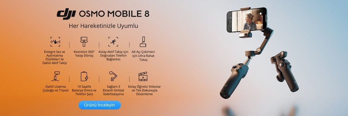 DJI Osmo Mobile 8 Telefon Gimbal