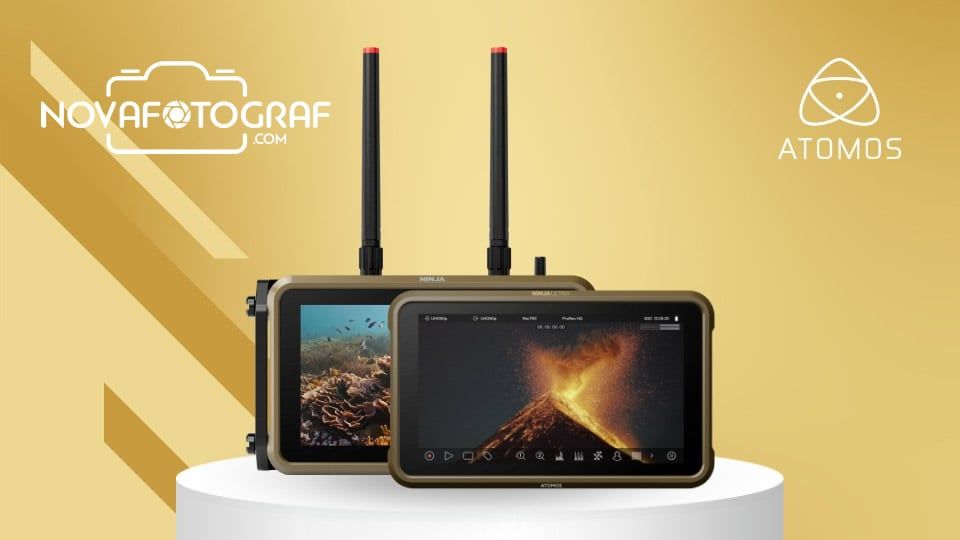 Atomos Ninja 5.2'' 4K HDMI HDR izleme ve RAW Kayıt Yetenekleriyle 