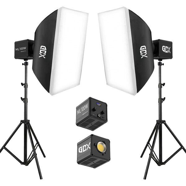 Gdx ML60 Bicolor 60x90 SoftBox Video ve Ürün Çekim İkili Işık Seti