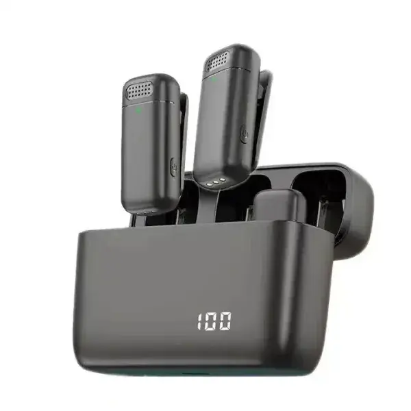 Mamen KM-13 İkili Kablosuz Yaka Mikrofonu (Telefon)