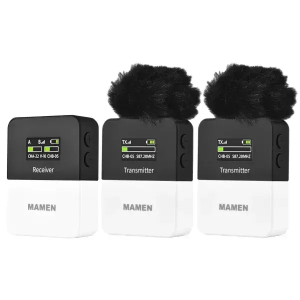 Mamen KT-W1 İkili Kablosuz Mikrofon