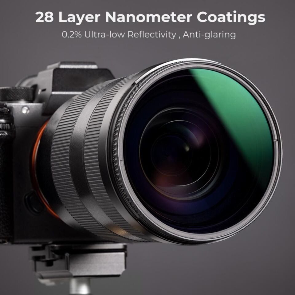 K&F Concept 67 mm CPL Filtre (Nano-Xcel Series)