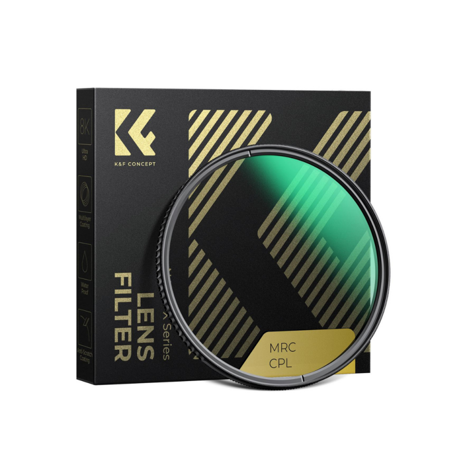 K&F Concept 58 mm CPL Filtre (Nano-Xcel Series)