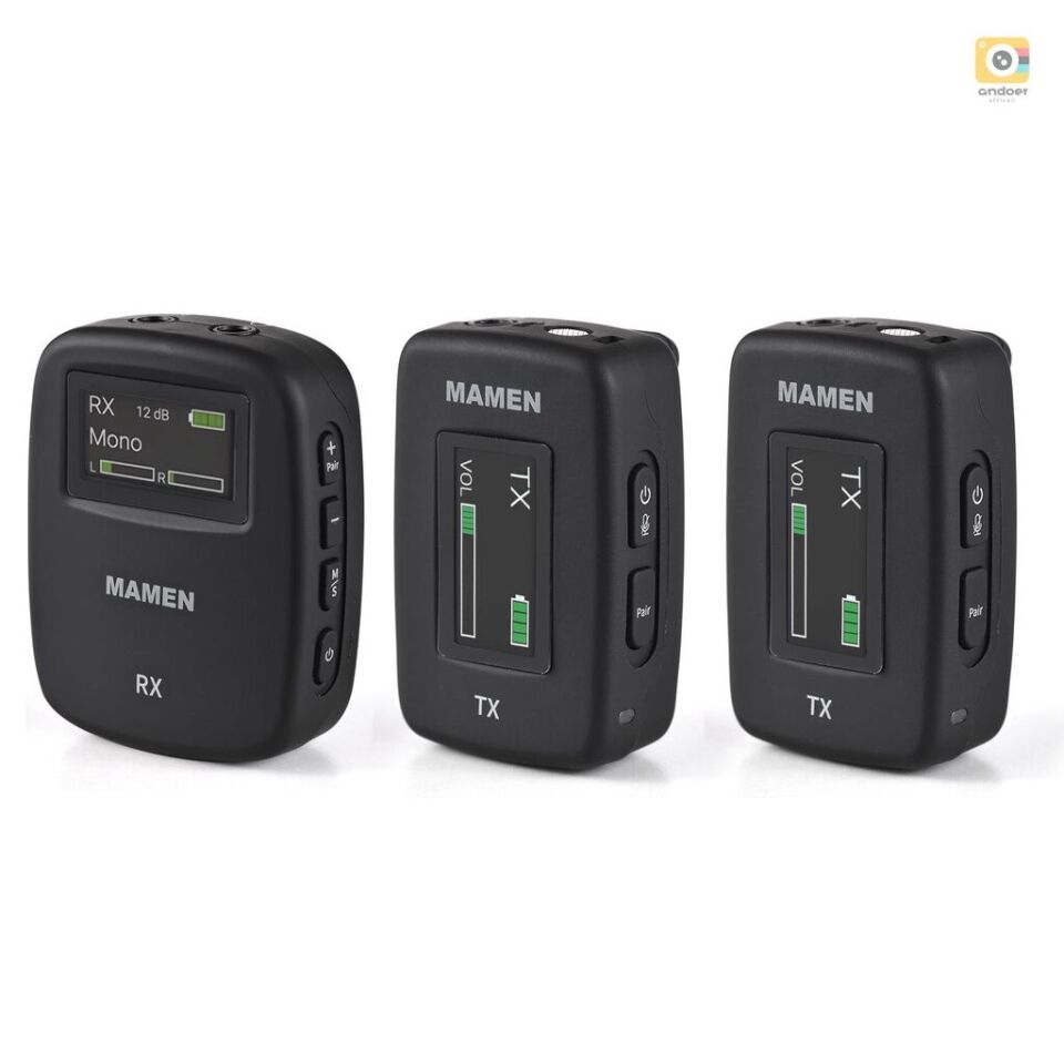 Mamen SW-W16 İkili Kablosuz Mikrofon
