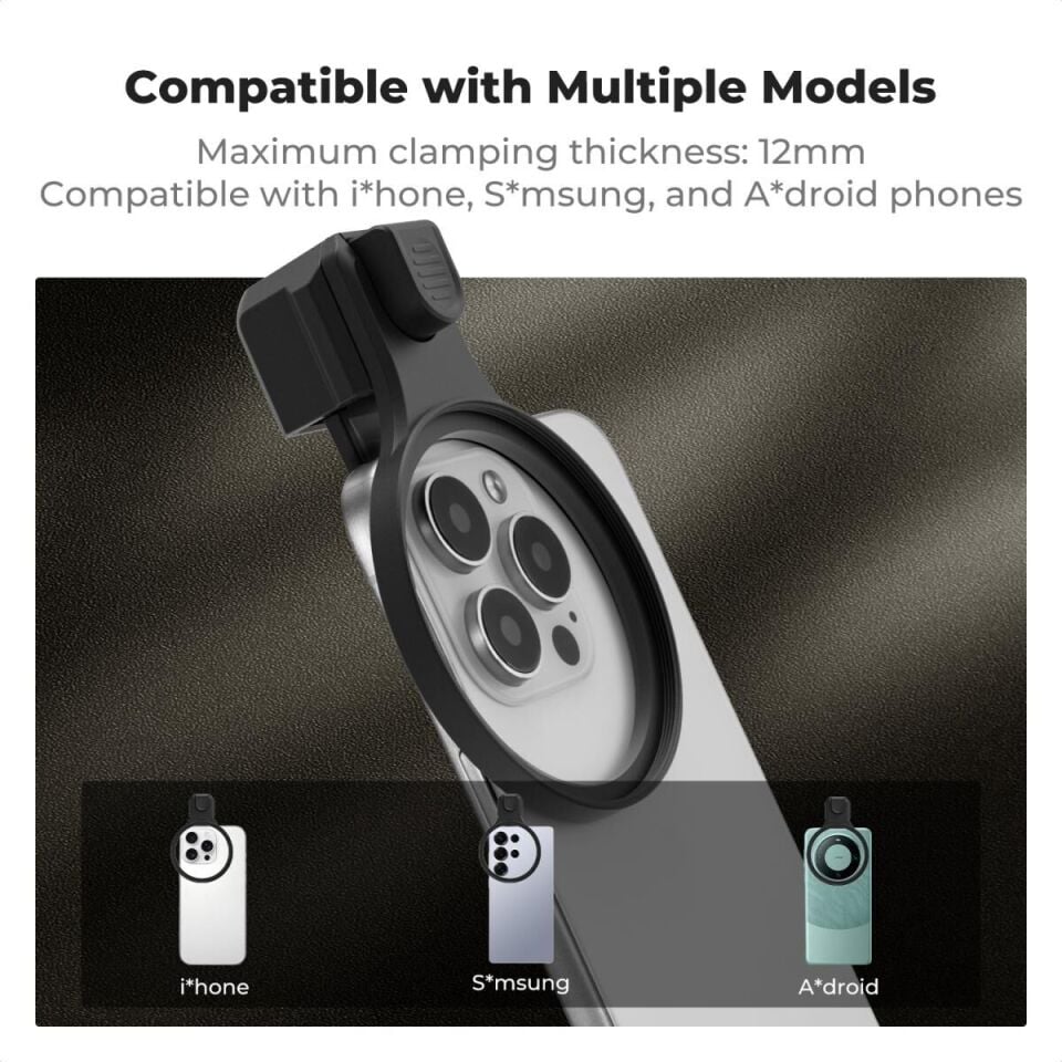 K&F Concept 67mm ND2-32 Telefon Lens Filtre Kiti