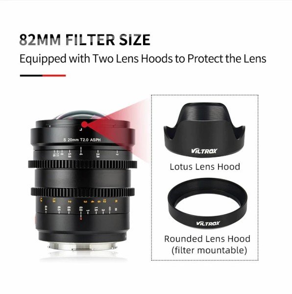 Viltrox S 20mm T2.0 Cine Lens (Leica L)