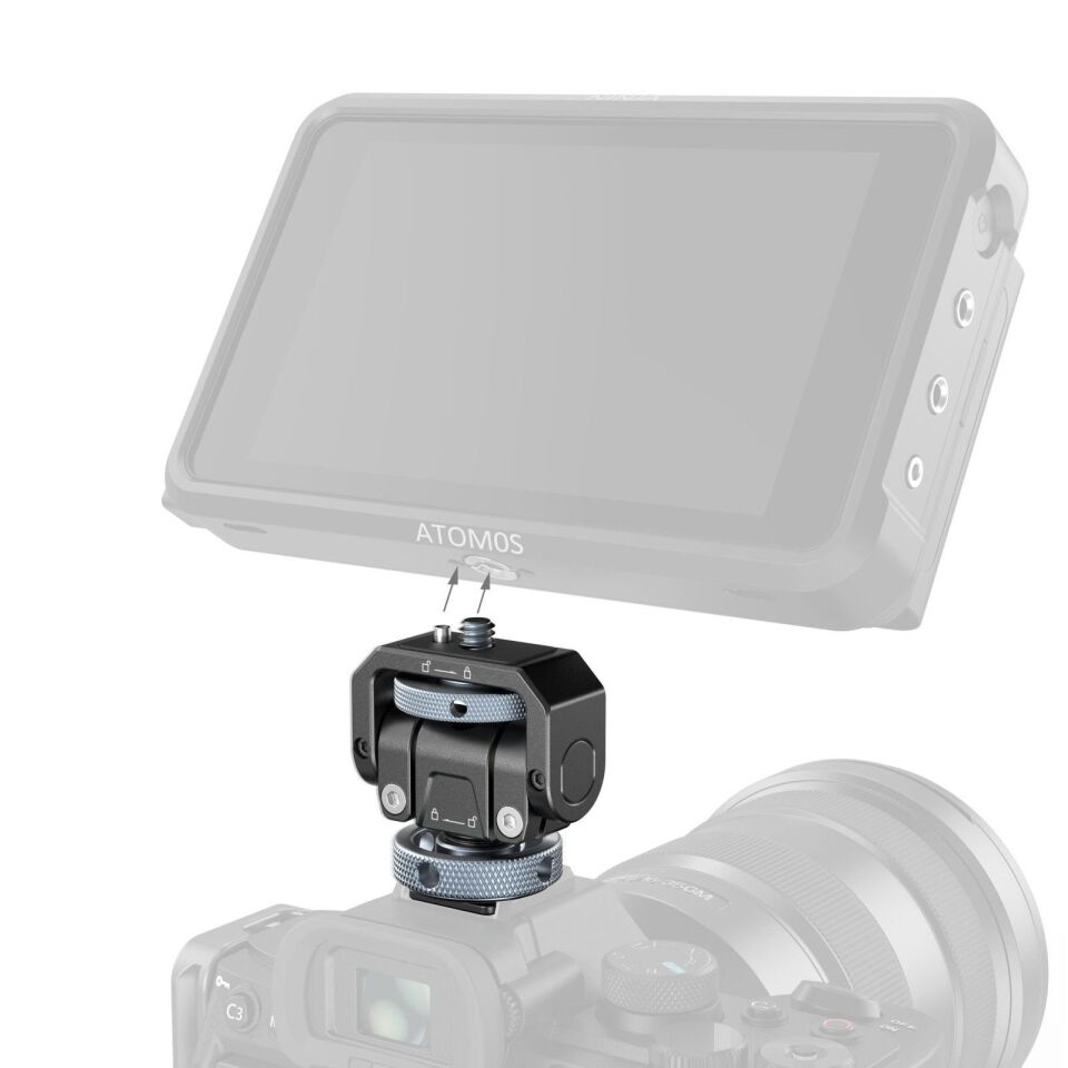 SmallRig 3809B Eğimli Ayarlanabilir Metal Monitör ve Işık Ayağı