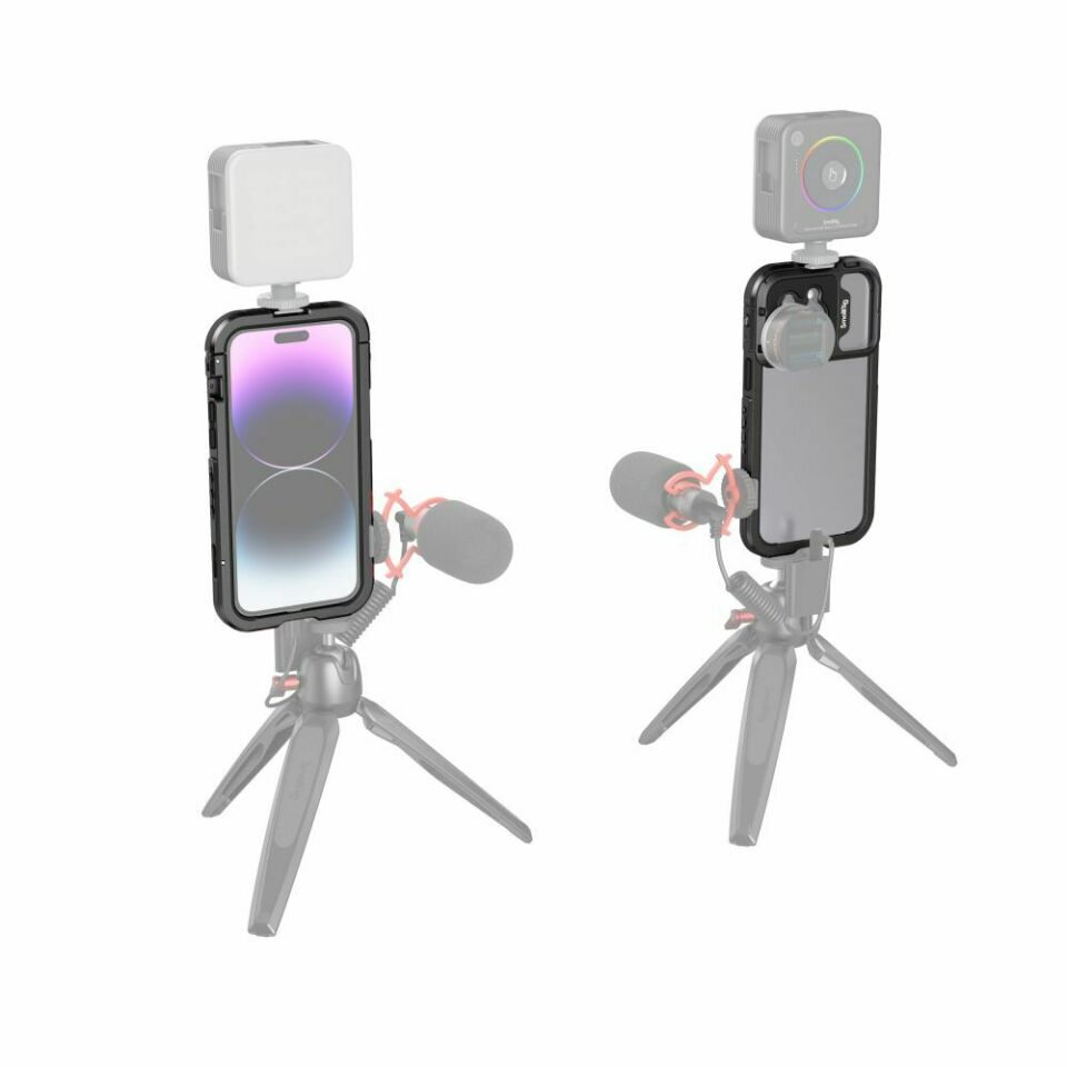 SmallRig 4075 iPhone 14 Pro için Mobil Video Kafesi