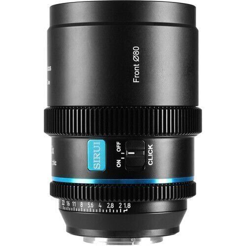 Sirui 40mm T1.8 1.33X S35 Auto-Focus Anamorfik Lens (X Mount, Mavi Flare)