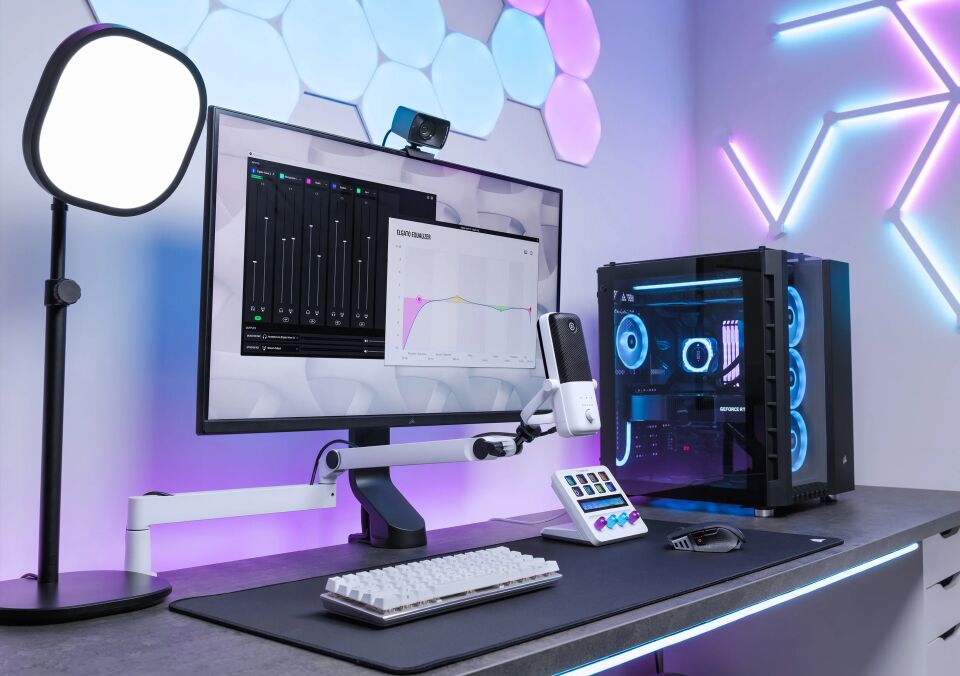 Elgato 10AAN9911 Wave Mic Arm LP Beyaz Mikrofon Standı