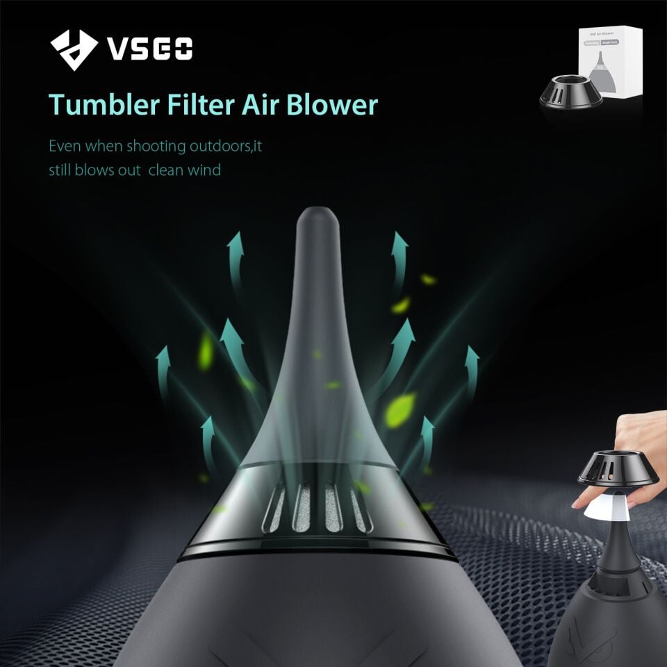 VSGO V-B01E Kamera Temizleme Hava Üfleyici, Filtreli