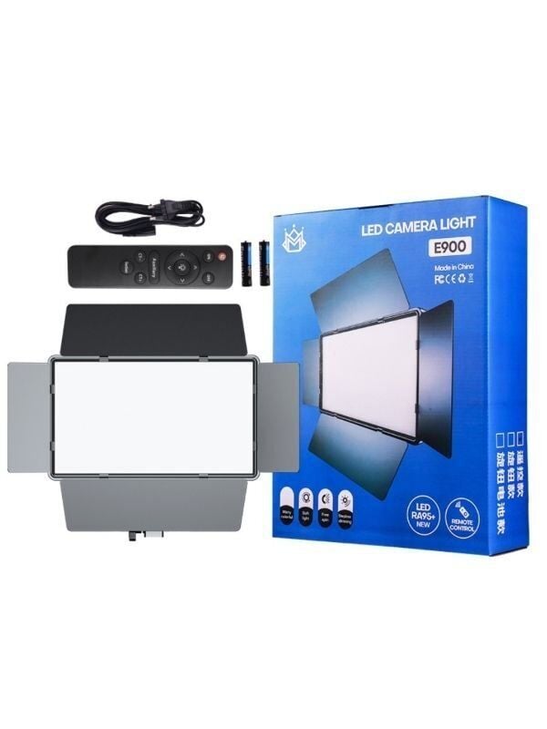 BF pro panel Led 900  ( 2 Adet NP F570  Batarya Şarj Cihazı Hediyeli )