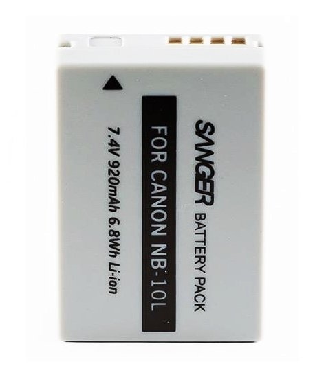 Sanger NB-10L Canon Fotoğraf Makinesi Batarya Pil