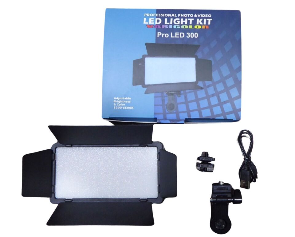 BF PRO  LED 300  Bicolor Kamera Üstü Led Işık Dahili Bataryalı