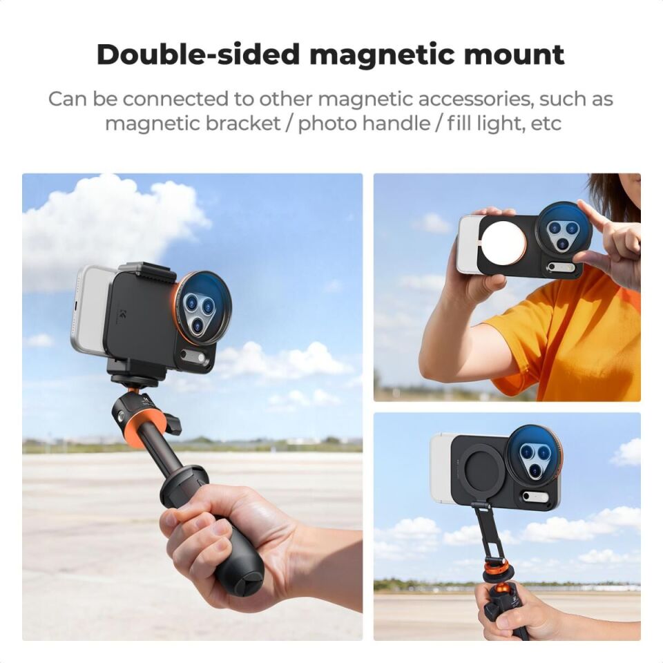 iPhone 17 Pro Max CPL Filtre ve Filtre Montaj Adaptörü