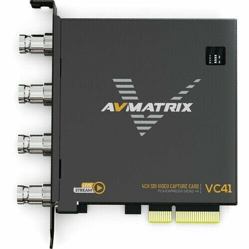 AVMatrix VC41 1080p 3G-SDI PCIe 4-Channel Capture Card
