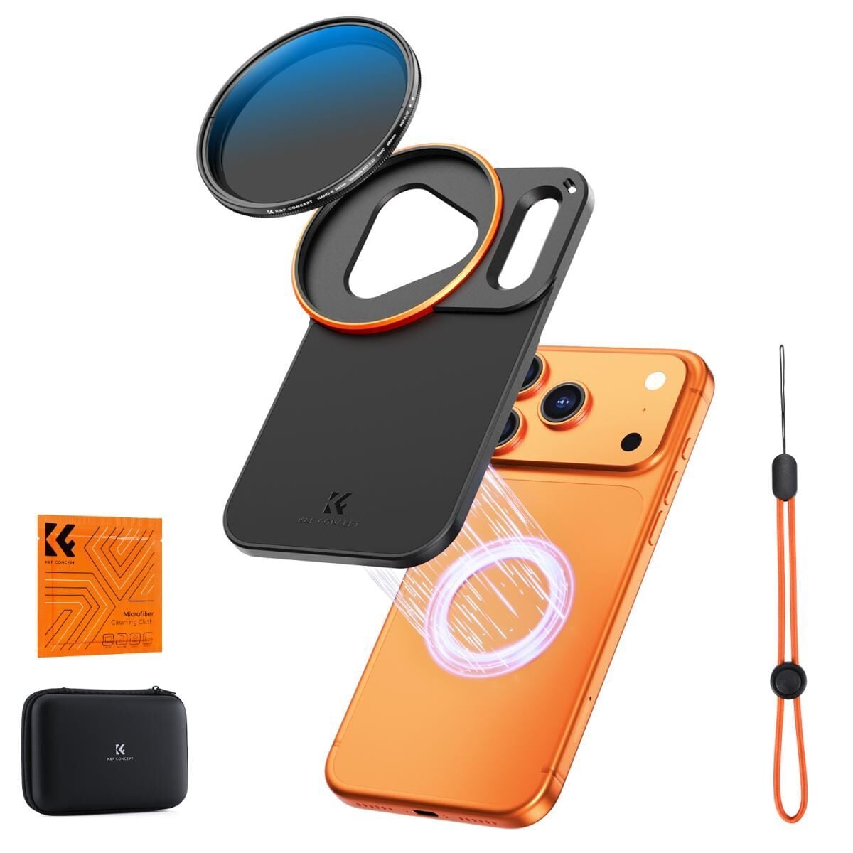 iPhone 17 Pro VND Filtre ve Filtre Montaj Adaptörü (ND2-32)