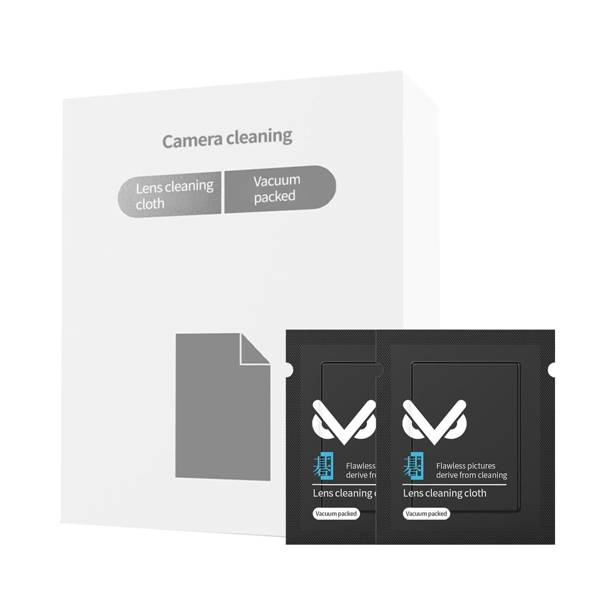 VSGO V-CL01E Kamera Temizleme Bezi 20’li