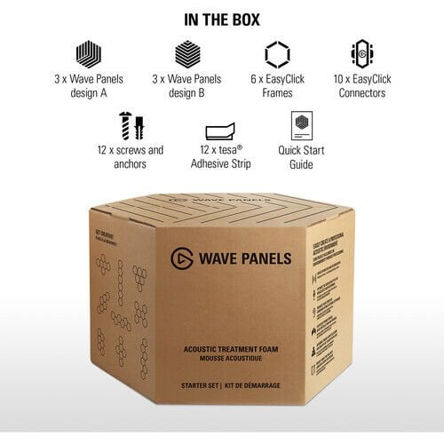 Elgato 10AAL9901 Wave Panels Starter Set Mavi Akustik Ses Yalıtım Köpüğü