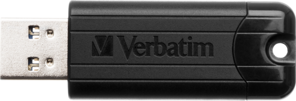 VERBATIM 49318 - 64GB PINSTRIPE USB 3.2 GEN 1 DRIVE