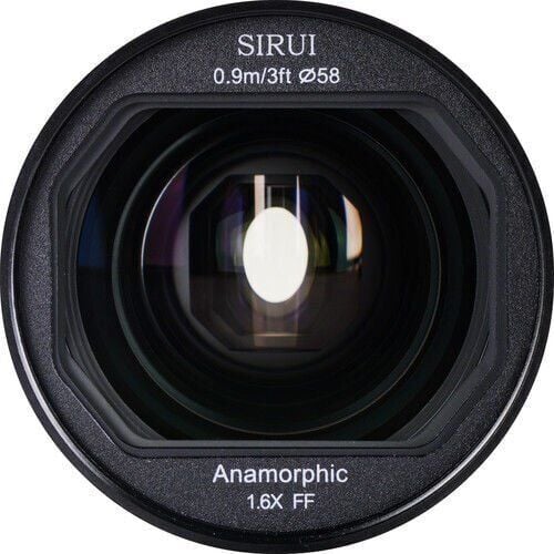 Sirui Saturn 35mm T2.9 1.6x Full-Frame Karbon Fiber Anamorfik Lens (RF Mount, Mavi Flare)