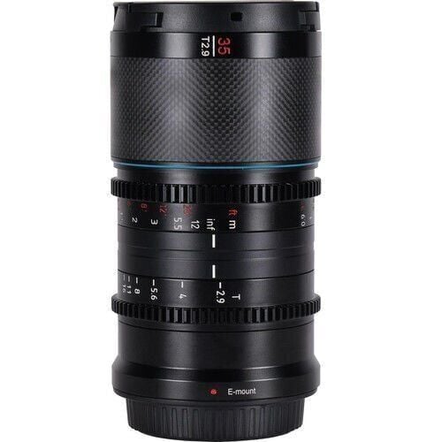 Sirui Saturn 35mm T2.9 1.6x Full-Frame Karbon Fiber Anamorfik Lens (RF Mount, Mavi Flare)