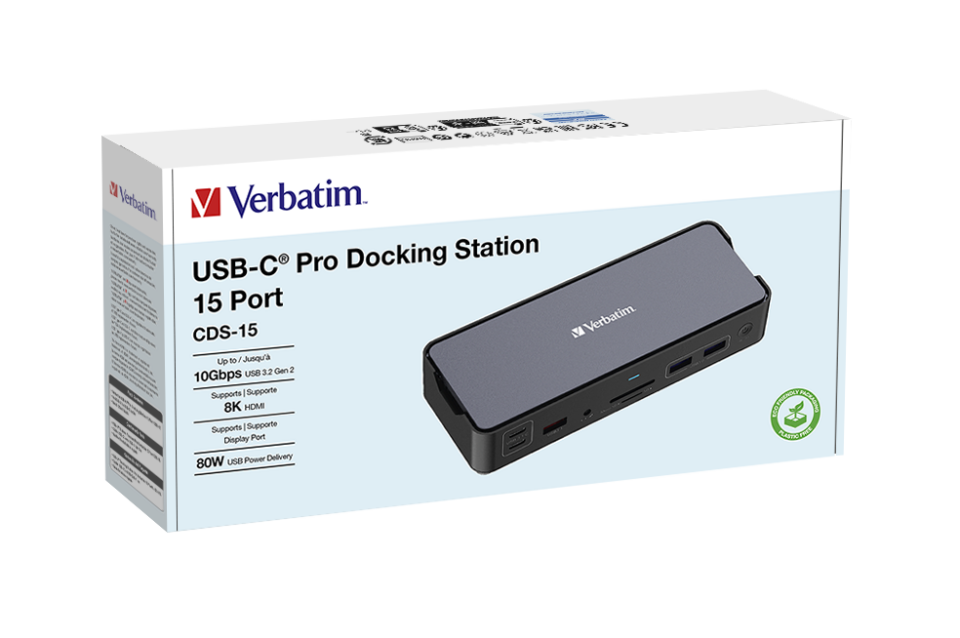 VERBATIM 32171 - USB-C DOCK 15 Port CDS-15