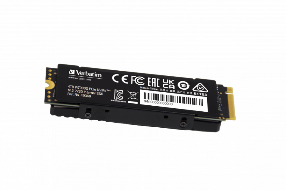 VERBATIM 49369 - VI7000G PCIE4 NVMe M.2 SSD 4TB
