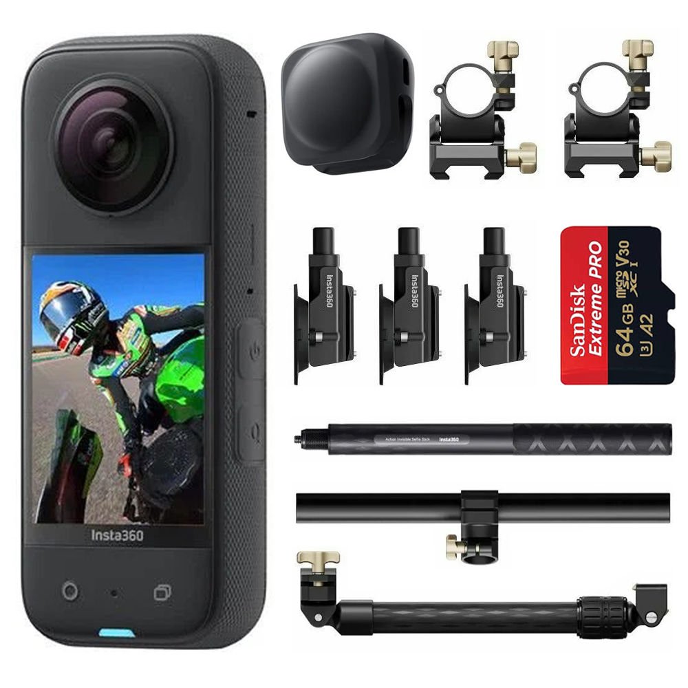 Insta360 X3 Araba Kiti (Üçlü Vantuz) | Novafotograf