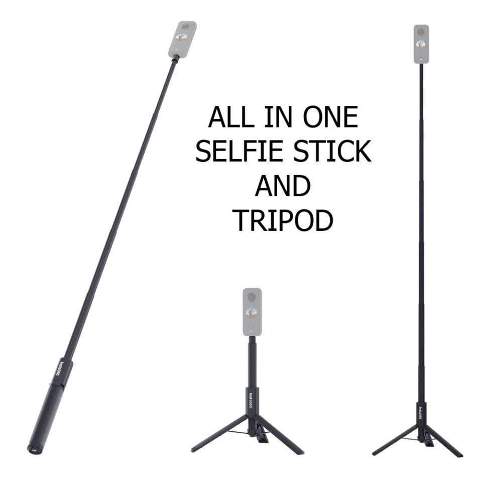Insta360 X3 360 Derece Kamera + 2-in-1 Tripod + Hafıza Kartı