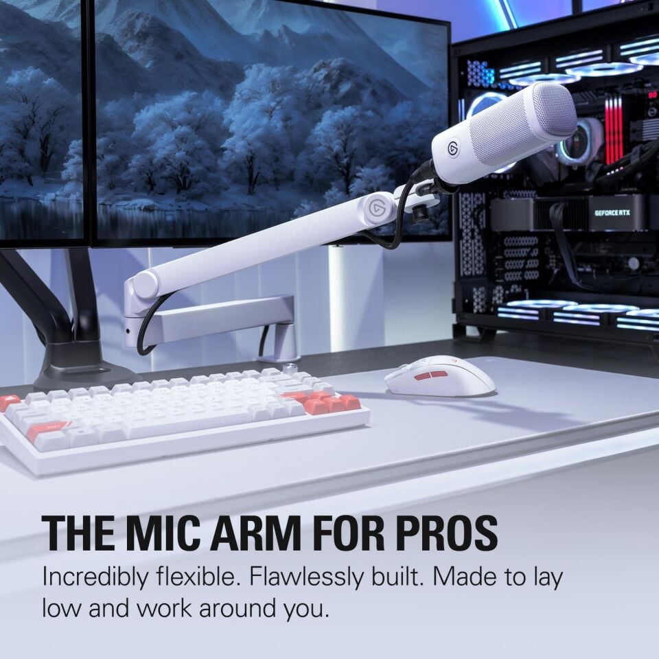 Elgato 10AAT9911 Wave Mic Arm Pro (Beyaz)