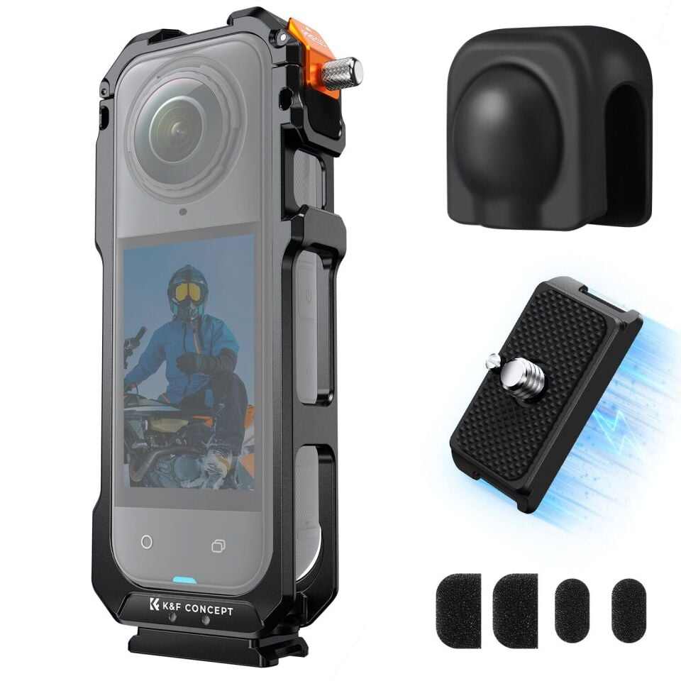 K&F Concept Insta360 X5 için Alüminyum Kafes