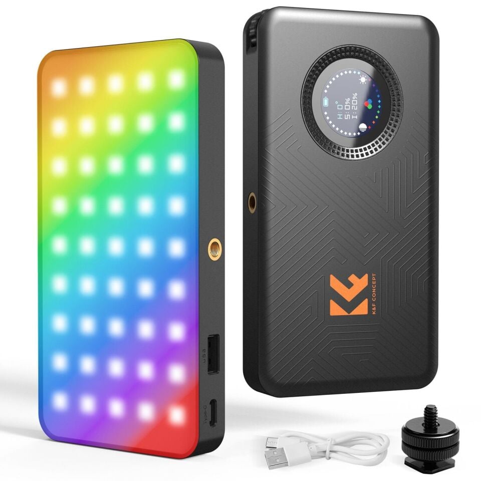 K&F Concept 12W RGB Pocket Video Light