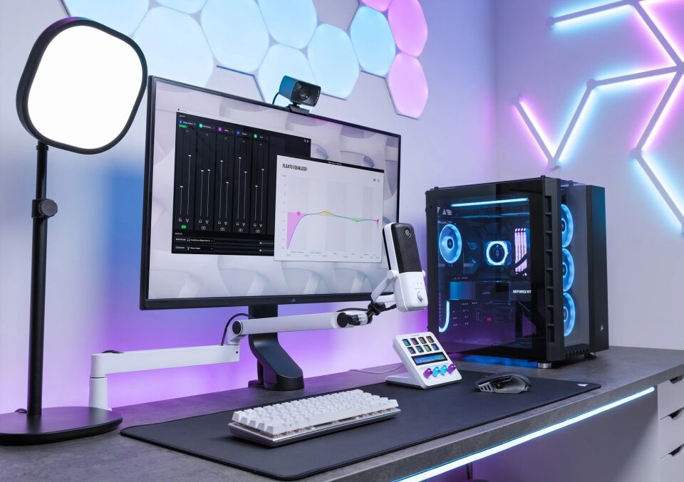 Elgato 10aan9911 Wave Mic Arm Lp Beyaz Mikrofon Standı