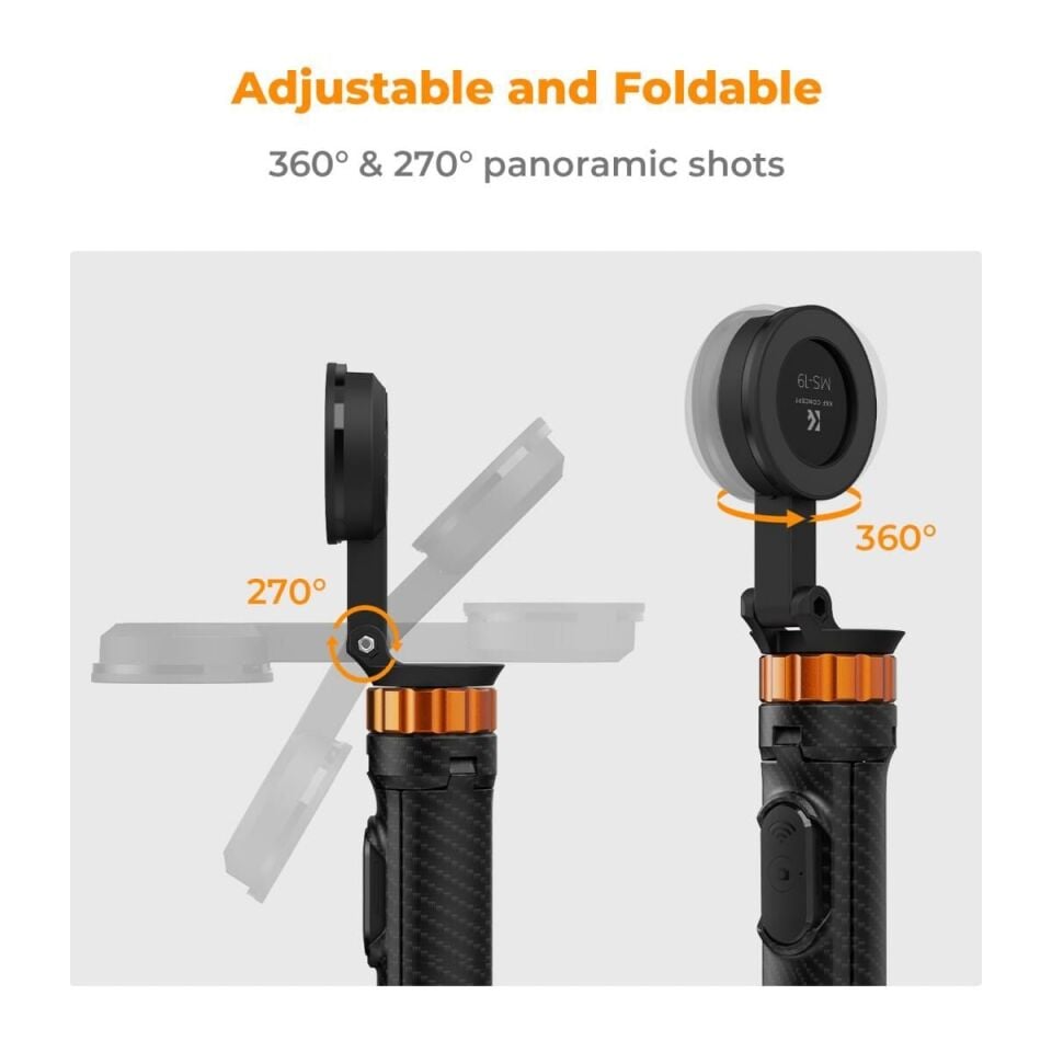 K&F Concept iPhone Uyumlu MagSafe Selfie Çubuğu & Tripod (162cm)