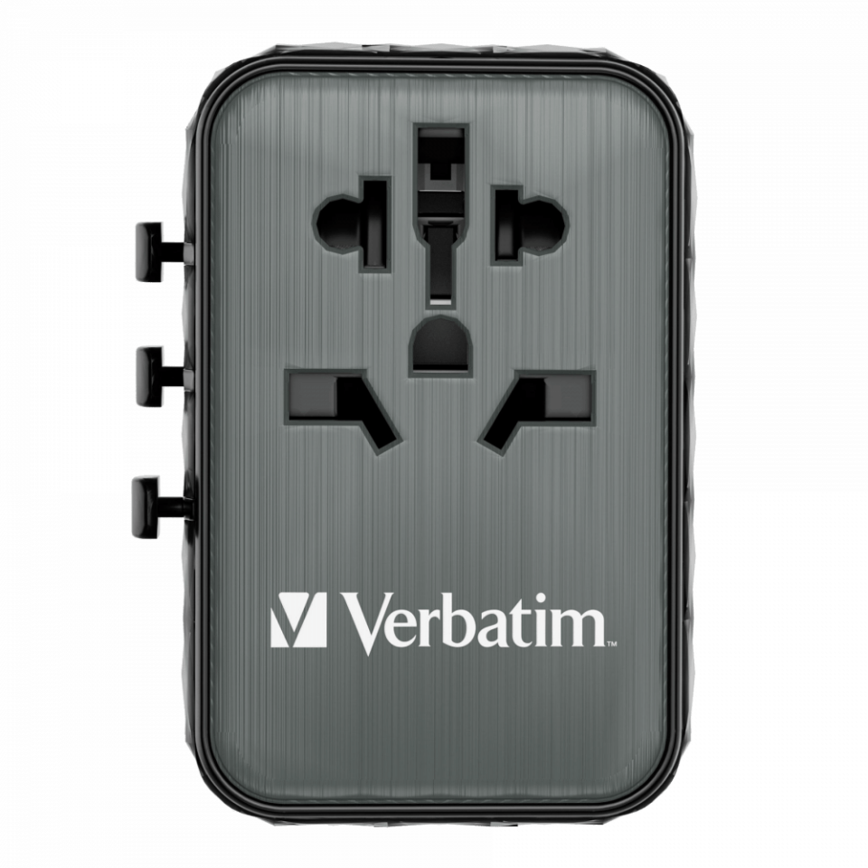 VERBATIM 32120 - V GAN3 UNIVERSAL TRAVEL ADAPTER UTA-06 65W