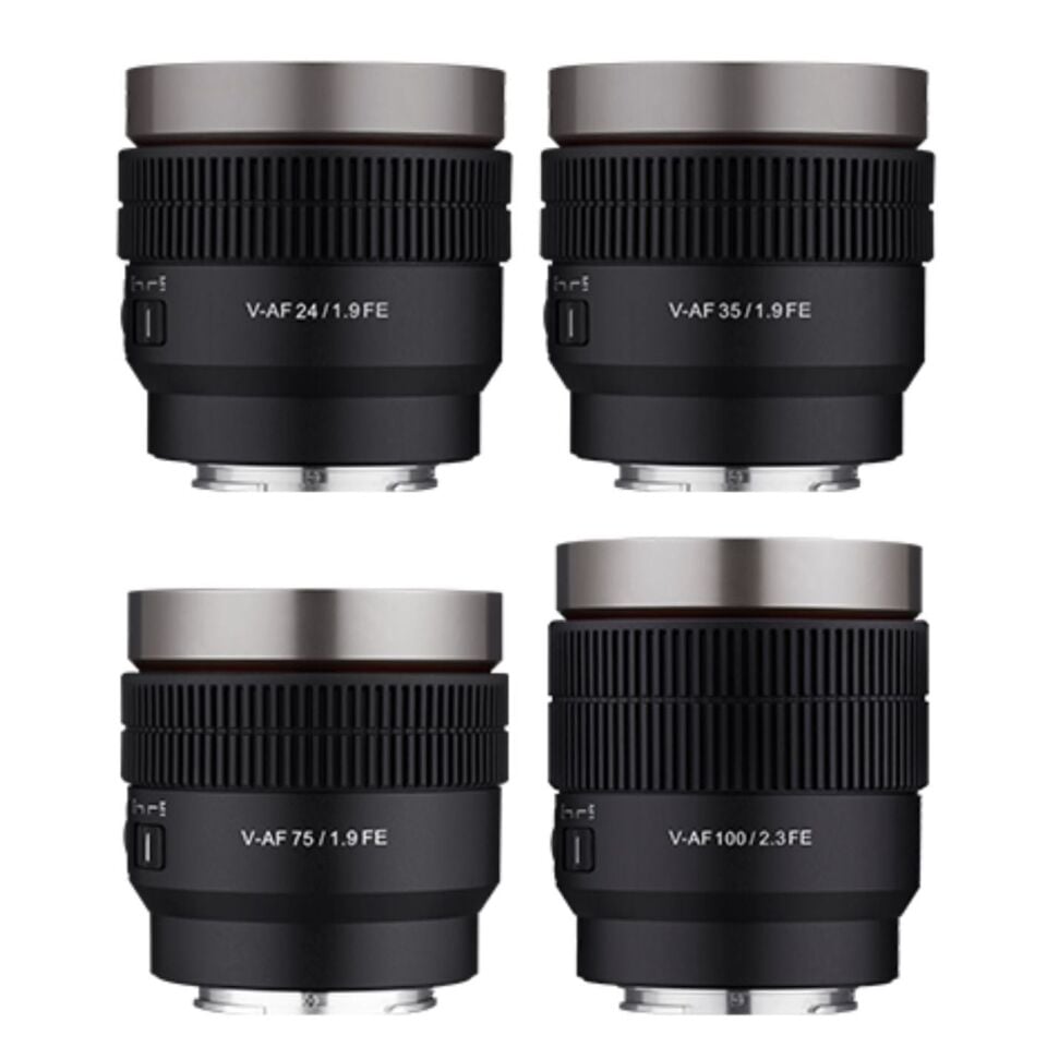 Samyang V-AF 24/35/75/100mm Lens Kiti (Lens Station Hediye)