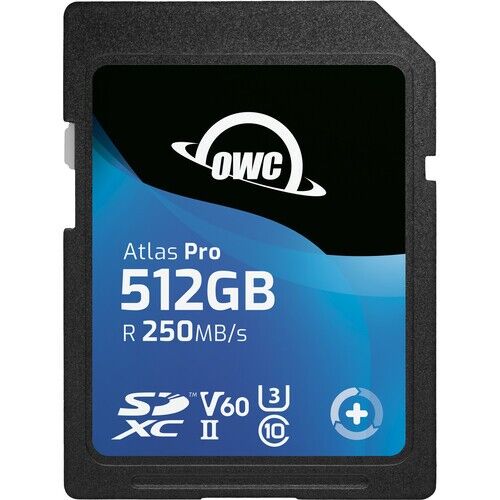 512GB OWC V60 Atlas Pro UHS-II SDXC Hafıza Kartı