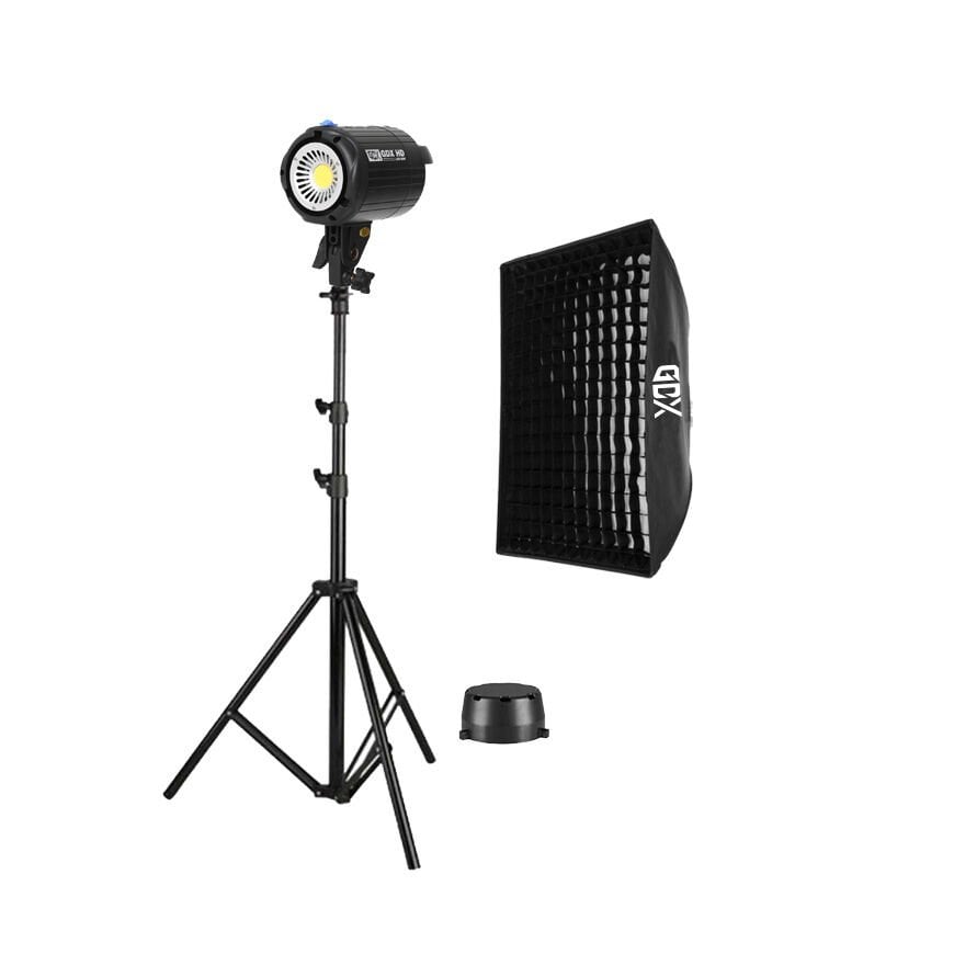 GDX HD-100W Led Video Işığı Full Set (60x90 Softbox + 260cm Işık Ayağı)