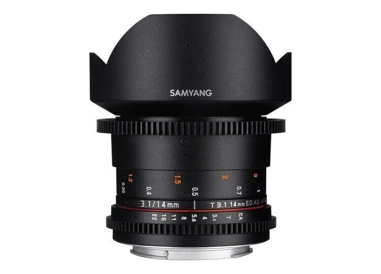 Samyang 14mm T3.1 VDSLR MK1 Cine Lens (Sony E Mount)