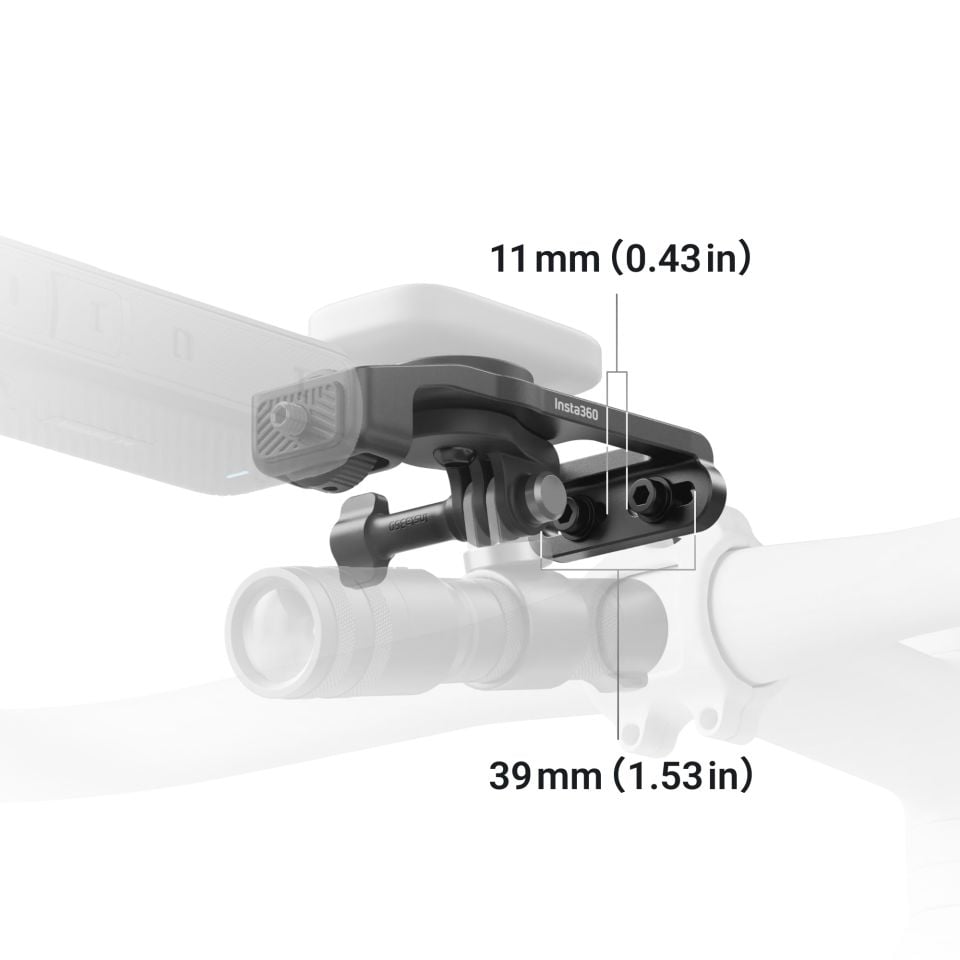 Insta360 Bike Computer Mount ( Independent Handlebars )