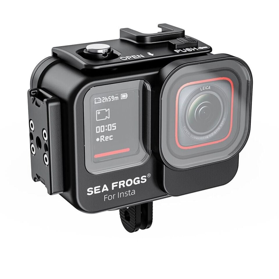 Sea Frogs Insta360 Ace Pro 2 için Alüminyum Kabin  (60 metrelik)