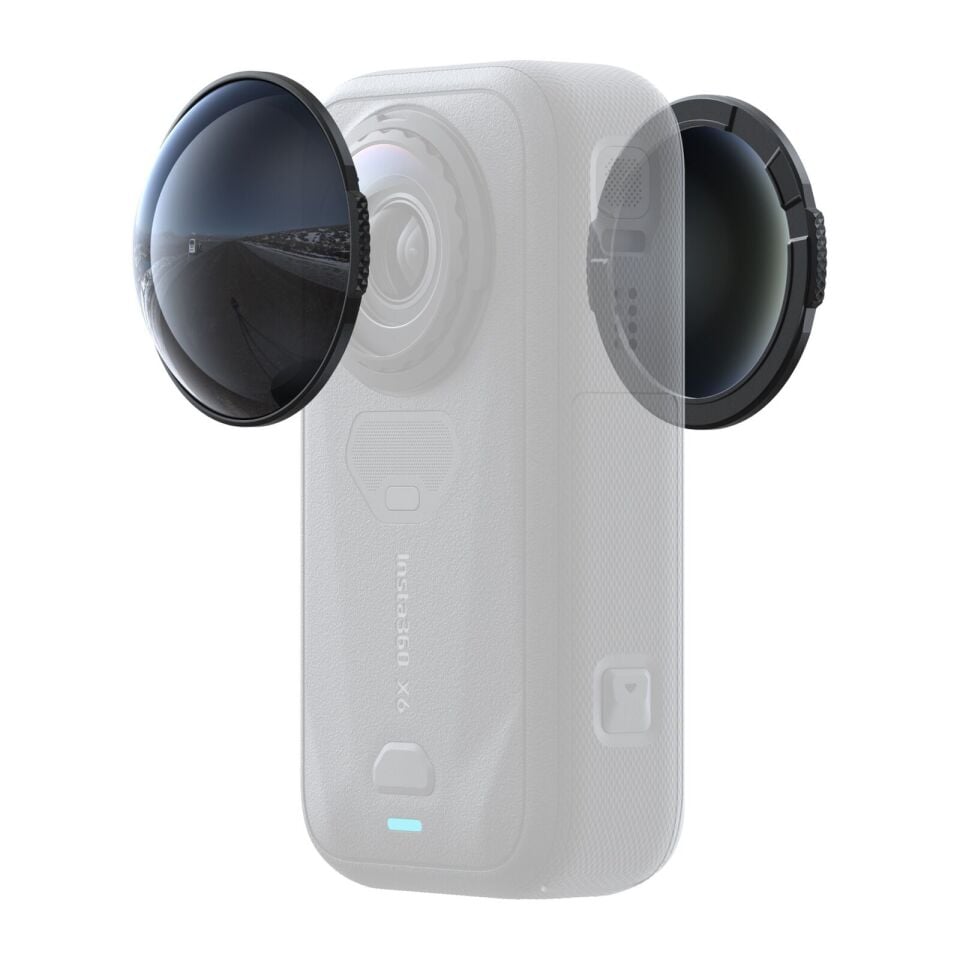 Telesin Insta360 X6 ND64 Filtre Kiti (Ön ve Arka Lens Seti)