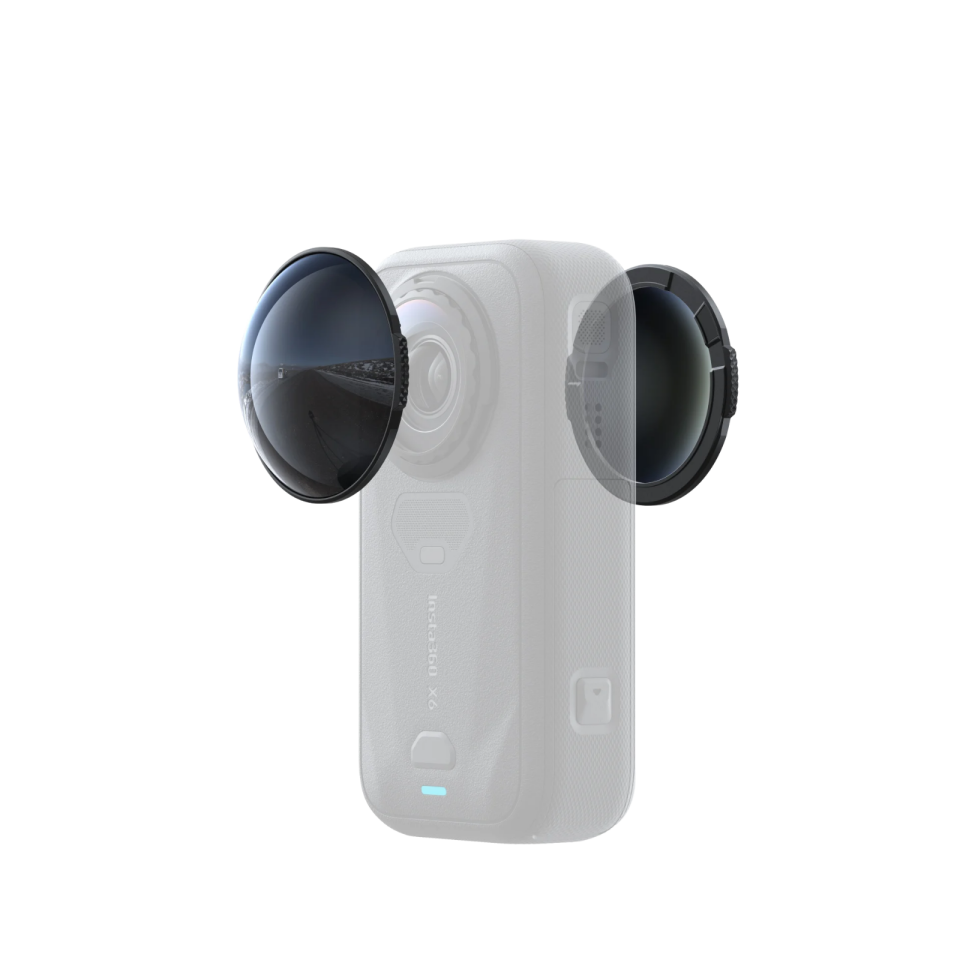 Telesin Insta360 X6 ND64 Filtre Kiti (Ön ve Arka Lens Seti)