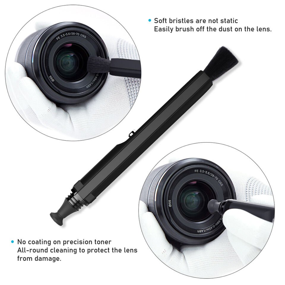 VSGO V-P01E Profesyonel Lens Temizleme Kalemi, Lens Fırçası